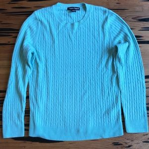 Sea Foam Green Cable Knit Sweater